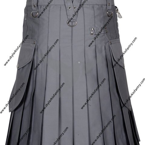 Modern Utility Kilt With Cargo Pockets