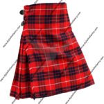 RED HAMILTON TARTAN KILT