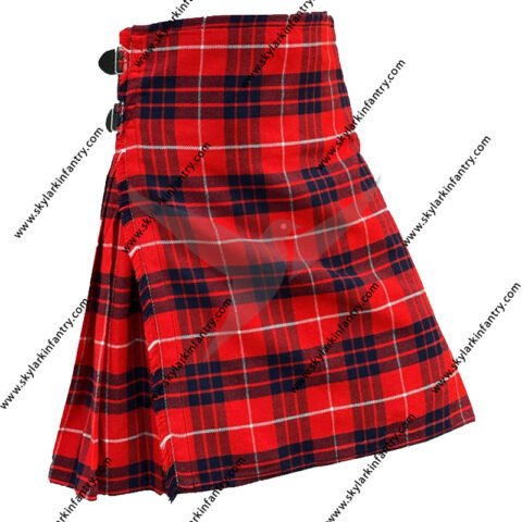 RED HAMILTON TARTAN KILT