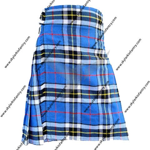 THOMPSON DRESS BLUE TARTAN KILT
