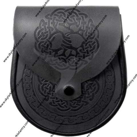 Tree Of Life Celtic Knot Premium Leather Sporran