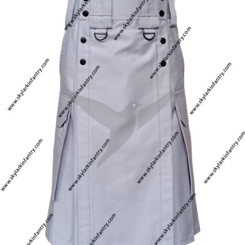 White Utility Kilt