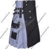 BLACK & GRAY TWO TONE HYBRID MEN'S UTILITY KILT