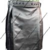 BLACK MEN'S LEATHER KILT FOR SALE