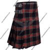 BLACK STEWART TARTAN KILT FOR MEN