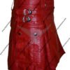 DESIGNER GLADIATOR WARRIOR SCOTTISH MEN'S LEATHER KILT