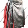 RED AND BLACK HYBRID MEN LEATHER KILT