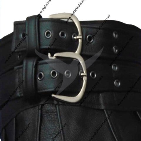 SCOTTISH PURE LEATHER KILT FOR MEN