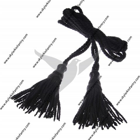 Black wool drone cords