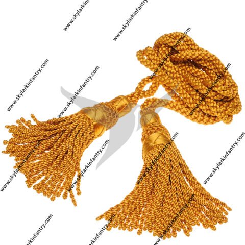 Gold silk bagpipe drone cord discount price