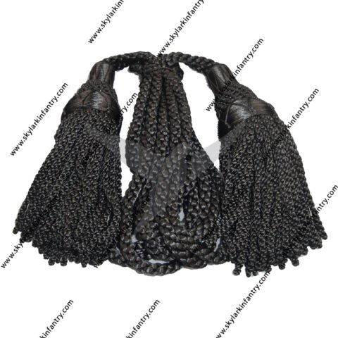 Rayon silk navy blue drone cord