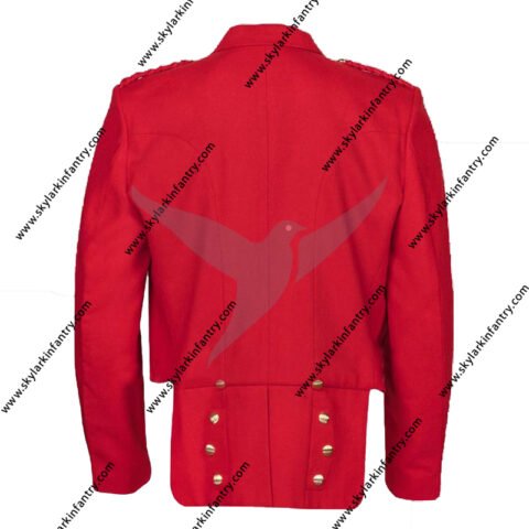 Red Prince Charlie Kilt Jacket