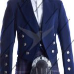 Royal blue prince charlie jacket