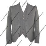 Tailored grey argyll and waistcoat set