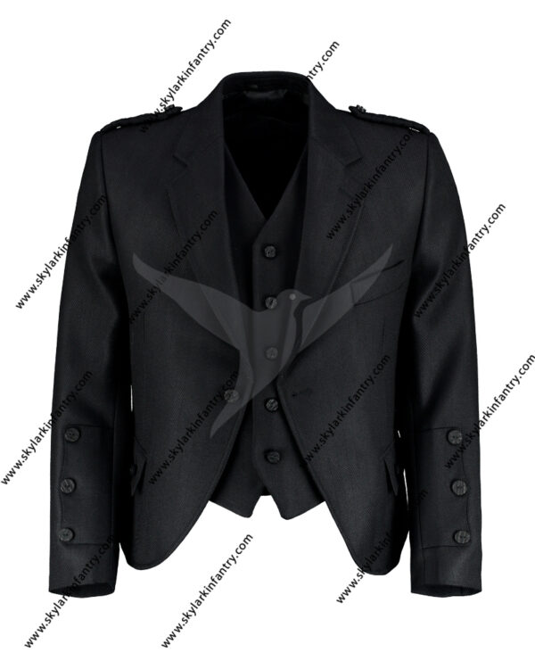 Tweed Kilt Jacket Waistcoat Midnight