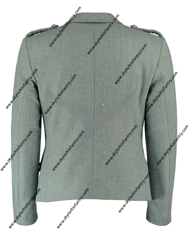 Tweed Kilt Jacket and Waistcoat Moss Front