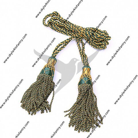 Wholesale price Gold and Green cord for bagpipe