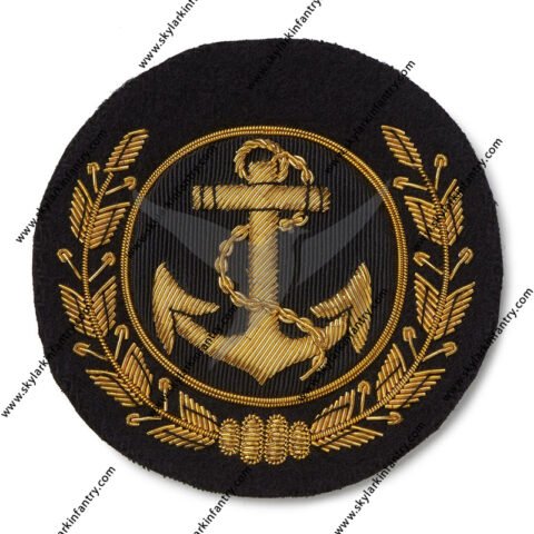 Anchor And Laurel Wreath Badge