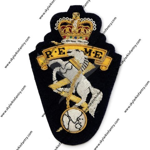 British Army Embroidered Blazer Badge Royal Signals