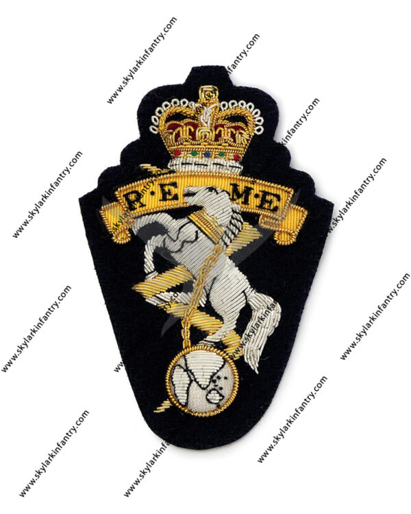 British Army Embroidered Blazer Badge Royal Signals