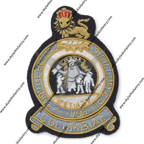 Columbia College embroidery Badge